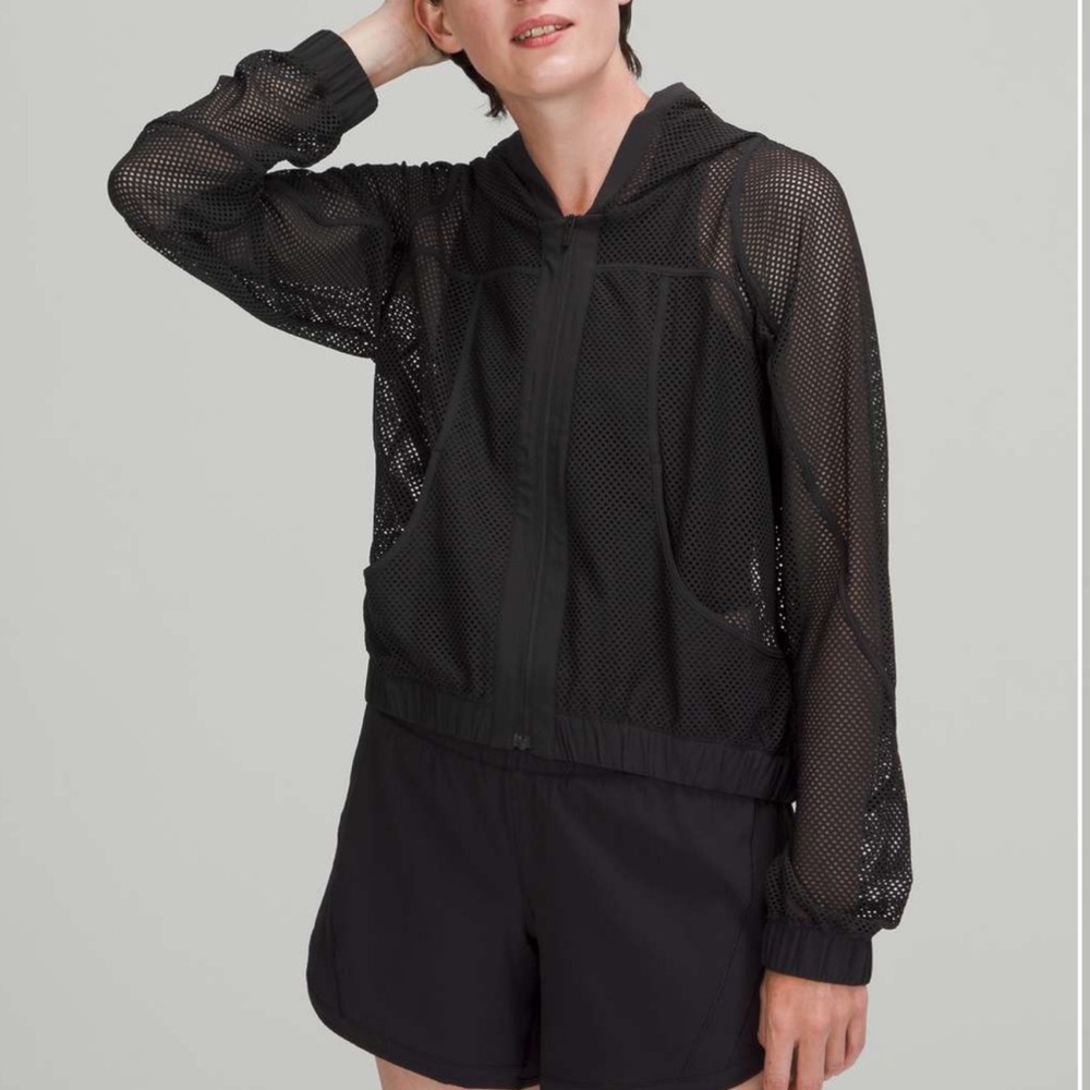 NWT lululemon athletica relaxed fit mesh jacket